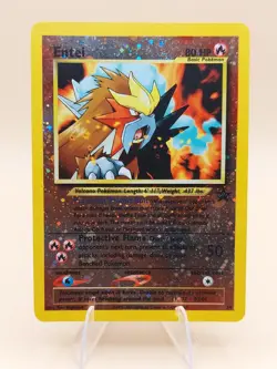 Entei Pokemon Black Star Promo #34 WOTC 2001 - Image 1