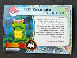 CATERPIE HOLO FOIL POKEMON TOPPS SERIE 1 CARTE 1999 ITA - PACK FRESH MINT - Image 2