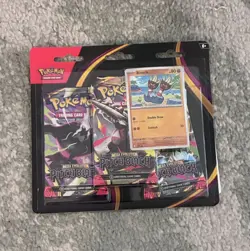 Pokemon TCG - Pitch Black Triple Blister Pack - Binacle Promo (Brand New/Sealed) - Image 1
