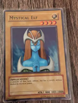 Yu-Gi-Oh Starter Deck: Yugi Evolution Mystical Elf #SYE-002 Lightly Played - Image 1