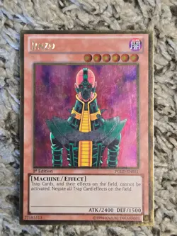 Jinzo PGLD-EN051 Gold Rare Premium Gold Yu-Gi-Oh 1st Edition Played - Image 1