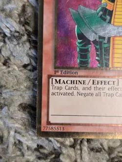 Jinzo PGLD-EN051 Gold Rare Premium Gold Yu-Gi-Oh 1st Edition Played - Image 2