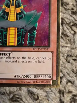Jinzo PGLD-EN051 Gold Rare Premium Gold Yu-Gi-Oh 1st Edition Played - Image 3