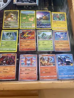 Pokemon Card Lot 12 Ditto Bulbasaur Kyogre Houndoom Volcarona Cubone - Image 1