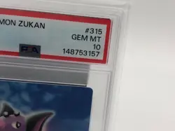 POKEMON 2005 ZUKAN Trading Card GRUMPIG #315 RARE LOW POP graded PSA GEM MINT 10 - Image 4
