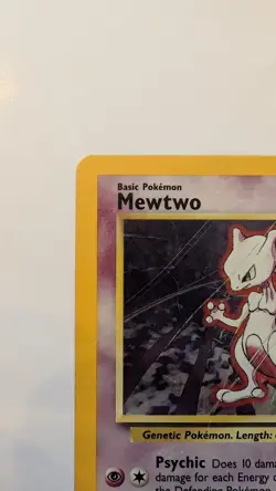 Pokemon Mewtwo Holo TCG Card Unlimited Base Set 10/102 PSA 10 HP/Damaged - Image 5