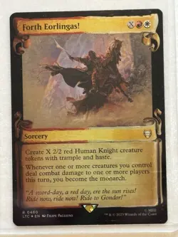 [1x] Forth Eorlingas! - Showcase Scrolls Near Mint, English The Lord of the Ring - Image 1