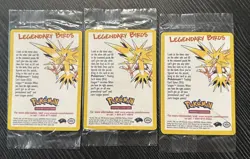 POKEMON SEALED ALL 3 Movie Promo Legendary Birds Moltres Articuno Zapdos WOTC - Image 1