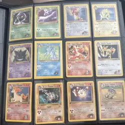 Pokemon Gym Challenge near Complete Non-Holo Set #21-132 WOTC 2000 LP - Image 2