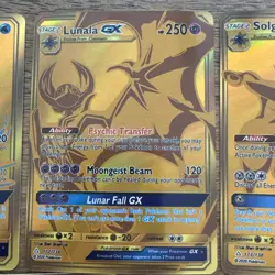 Pokemon Hidden Fates Lot Foil Shinny Halo Tapu Fini +Koko Lunala Solgale more - Image 3