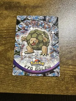 Topps Pokemon TCG Golem #76 TV Animation Edition Rare Blue Logo MP - Image 1