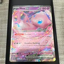 Pokemon TCG Mew ex 151/165 Scarlet & Violet 151 Full Art Holo 180 HP Eng - Image 1