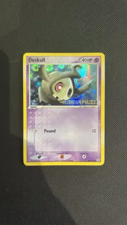 Duskull 46/106 Reverse Holo Pokemon EX Emerald - LP - Image 1
