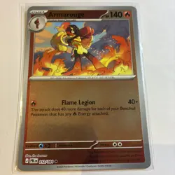 Armarouge 012/084 Pitch Black Pokemon TCG Reverse Holo Rare Mint - Image 1