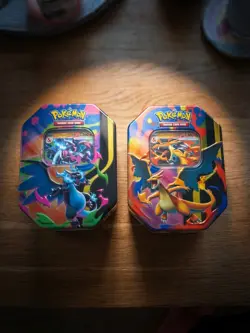 2X Pokemon TCG Mega Charizard X EX Tin BRAND NEW SEALED FAST DELIVERY ✅ - Image 1
