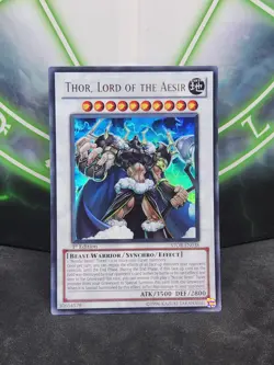Yugioh Thor, Lord of the Aesir STOR-EN040 Ultra Rare 1st Edition NM - Image 1