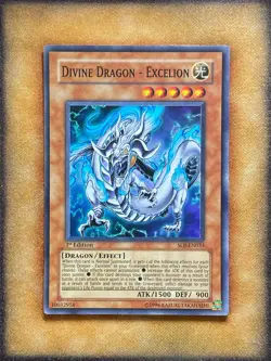 Yugioh Divine Dragon - Excelion SOI-EN033 Super Rare 1st Ed LP - Image 1
