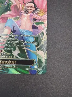 One Piece TCG Smoker OP10-030 SP Alt Art Carrying On His Will English - Image 2