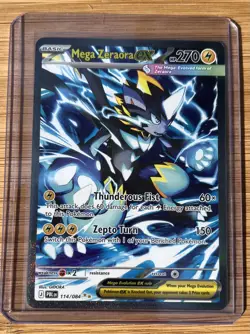 Pokemon TCG Mega Zeraora ex 114/084 Pitch Black SIR - Image 1