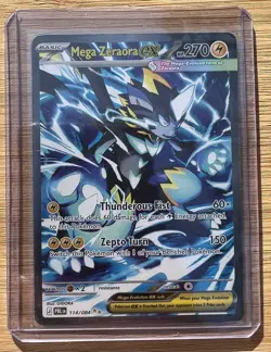 Pokemon TCG Mega Zeraora ex 114/084 Pitch Black SIR - Image 3