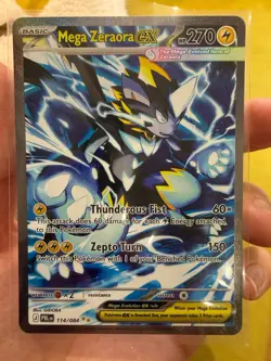 Mega Zeraora Ex 114/084 - Pitch Black - Pokemon TCG - Near Mint SIR - Image 1