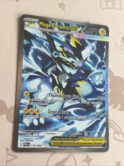 Pokemon TCG Mega Zeraora Ex SIR 114/084 PITCH BLACK English NM Pack Fresh Pull - Image 2