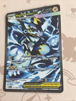 Pokemon TCG Mega Zeraora Ex SIR 114/084 PITCH BLACK English NM Pack Fresh Pull - Image 3