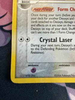 Deoxys (Original Forme) - (Delta Species) 2/17 POP Series 4 Holo - WOW!!! - Image 5