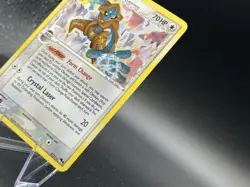 Pokemon 2006 Deoxys Card Delta Species 2/17 Pop Series 4 Holo LP Hand Swirl - Image 3