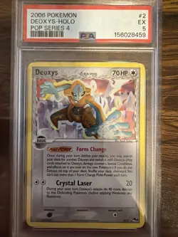 Deoxys Delta Species Holo PSUPER Rare 2/17 Pop Series 4 PSA 5 - Image 1