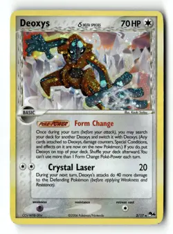 Pokemon Card Deoxys (Delta Species) Holo LP POP Series 4 2/17 - Image 1