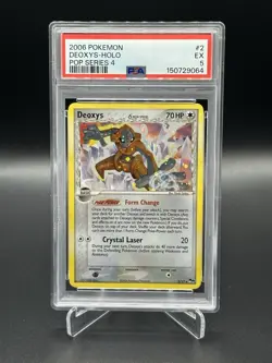 Deoxys (Delta Species) 2/17 POP Series 4 Holo PSA 5 - Image 1