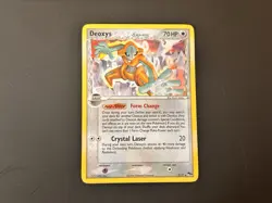 Pokemon Deoxys 2/17 POP Series 4 Holo Delta Species LP EX Era Rare - Image 1