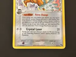Pokemon Deoxys 2/17 POP Series 4 Holo Delta Species LP EX Era Rare - Image 4