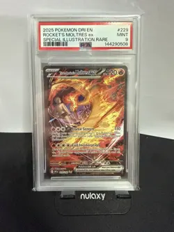 Team Rocket's Moltres EX - 229/182 PSA 9 - SIR - Destined Rivals - Pokemon TCG - Image 3