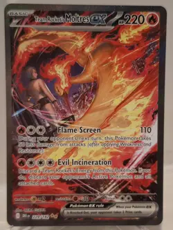 Team Rocket's Moltres ex - 229/182 - Destined Rivals - SIR - NM - Pokemon TCG - Image 1