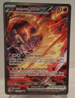 Team Rocket's Moltres ex - 229/182 - Destined Rivals - SIR - NM - Pokemon TCG - Image 3