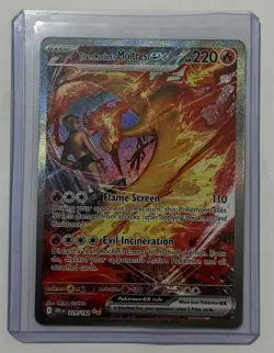 Team Rocket's Moltres ex - 229/182 - Destined Rivals - SIR - NM - Pokemon TCG - Image 1
