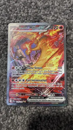 Team Rocket's Moltres ex - 229/182 - Destined Rivals - SIR - NM - Pokemon TCG - Image 1