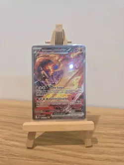 Pokemon TCG Team Rocket's Moltres EX 229/182 Sir Destined Rivals - Image 1