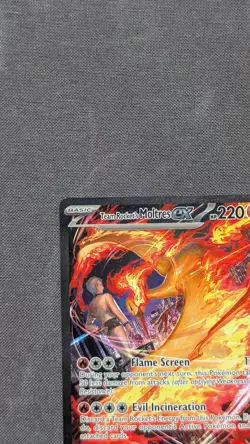 Pokemon TCG Team Rocket's Moltres EX 229/182 Destined Rivals Sir - Image 2