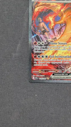 Pokemon TCG Team Rocket's Moltres EX 229/182 Destined Rivals Sir - Image 5