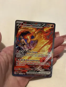 Pokemon TCG Team Rocket's Moltres EX 229/182 Destined Rivals Sir - Image 1
