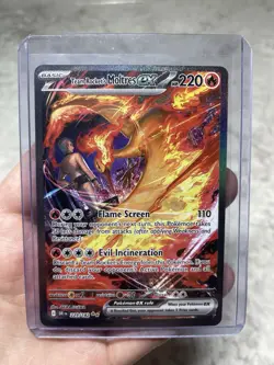 Pokemon TCG Team Rocket's Moltres ex 229/182 SIR Destined Rivals - Image 1