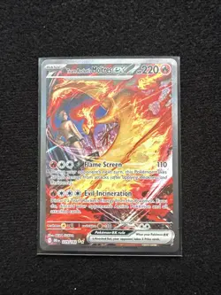Pokemon TCG Team Rocket's Moltres EX 229/182 Destined Rivals Sir Mint Condition - Image 1