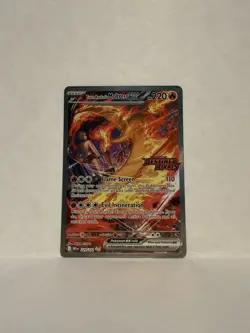 Pokemon TCG Team Rocket's Moltres EX 229/182 Destined Rivals Sir Stamped - Image 1