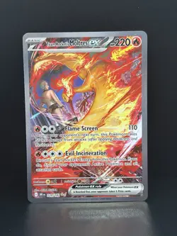 Pokemon TCG Team Rocket's Moltres EX 229/182 Destined Rivals Sir Mint Condition - Image 1
