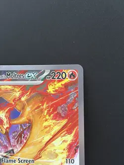 Pokemon TCG Team Rocket's Moltres EX 229/182 Destined Rivals Sir Mint Condition - Image 4