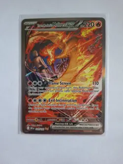 Pokemon TCG Team Rocket's Moltres EX 229/182 Destined Rivals Sir pack Fresh - Image 1
