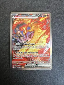 Pokemon TCG Team Rocket's Moltres EX 229/182 Destined Rivals Sir Mint Condition - Image 1